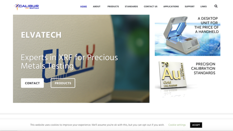 Xcalibur XRF Services Launches A New Website